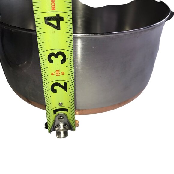 Revere Ware Small Saucepan Pan Pot Copper Bottom with Clear Glass Lid, 2 Qt - Picture 9 of 16